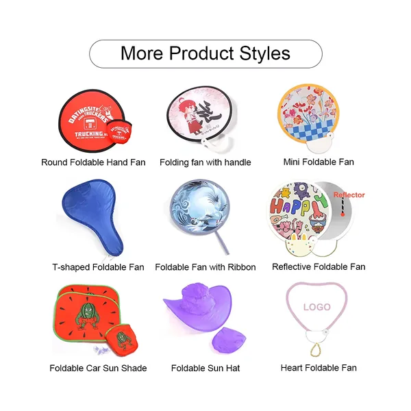 Frisbee-Handfächer personalisiert, Nylon rund, Taschenhülle, Design 4